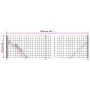 Wire fence with green flange 1x10 m by vidaXL, fence panels - Ref: Foro24-154177, Price: 64,48 €, Discount: %