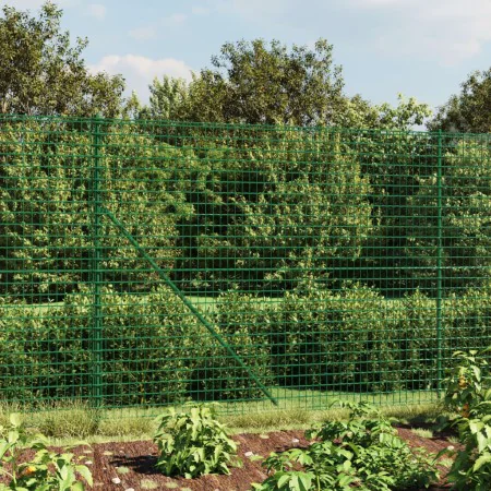 Drahtzaun mit grünem Flansch 1,4x10 m von vidaXL, Zaunpaneele - Ref: Foro24-154147, Preis: 102,90 €, Rabatt: %