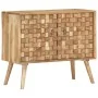 Aparador de madera maciza de acacia 75x35x65 cm de vidaXL, Aparadores - Ref: Foro24-287439, Precio: 200,71 €, Descuento: %
