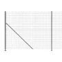 Drahtzaun mit anthrazitgrauem Flansch 1,4x10 m von vidaXL, Zaunpaneele - Ref: Foro24-154307, Preis: 83,43 €, Rabatt: %