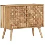 Aparador de madera maciza de acacia 75x35x65 cm de vidaXL, Aparadores - Ref: Foro24-287439, Precio: 200,71 €, Descuento: %