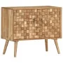 Aparador de madera maciza de acacia 75x35x65 cm de vidaXL, Aparadores - Ref: Foro24-287439, Precio: 200,71 €, Descuento: %
