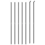 Drahtzaun mit anthrazitgrauem Flansch 1,4x10 m von vidaXL, Zaunpaneele - Ref: Foro24-154323, Preis: 63,19 €, Rabatt: %