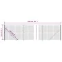 Drahtzaun mit anthrazitgrauem Flansch 1,4x10 m von vidaXL, Zaunpaneele - Ref: Foro24-154323, Preis: 63,19 €, Rabatt: %