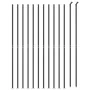 Drahtzaun mit anthrazitgrauem Flansch 1,8x25 m von vidaXL, Zaunpaneele - Ref: Foro24-154301, Preis: 159,55 €, Rabatt: %