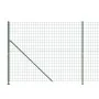 Wire fence with green flange 1.6x25 m by vidaXL, fence panels - Ref: Foro24-154172, Price: 202,89 €, Discount: %