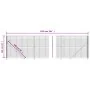 Wire fence with green flange 1.6x25 m by vidaXL, fence panels - Ref: Foro24-154172, Price: 202,89 €, Discount: %
