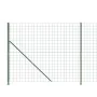 Drahtzaun mit grünem Flansch 1,6x10 m von vidaXL, Zaunpaneele - Ref: Foro24-154180, Preis: 97,19 €, Rabatt: %