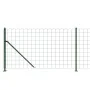 Cerca de alambre con brida verde 1,1x10 m de vidaXL, Paneles de vallas - Ref: Foro24-154178, Precio: 74,97 €, Descuento: %