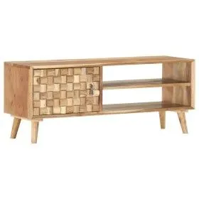 Solid acacia wood TV stand 100x35x40 cm by vidaXL, TV Furniture - Ref: Foro24-287442, Price: 140,92 €, Discount: %