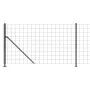 Drahtzaun mit anthrazitgrauer Kabelbinder 0,8x25 m von vidaXL, Zaunpaneele - Ref: Foro24-154328, Preis: 82,41 €, Rabatt: %