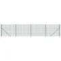 Wire fence with green flange 2.2x10 m by vidaXL, fence panels - Ref: Foro24-154167, Price: 127,92 €, Discount: %