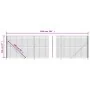 Cerca de alambre con brida verde 2,2x10 m de vidaXL, Paneles de vallas - Ref: Foro24-154167, Precio: 127,92 €, Descuento: %