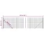Cerca de alambre con brida gris antracita 2x25 m de vidaXL, Paneles de vallas - Ref: Foro24-154334, Precio: 147,38 €, Descuen...