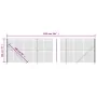 Drahtzaun mit anthrazitgrauem Flansch 2x25 m von vidaXL, Zaunpaneele - Ref: Foro24-154334, Preis: 147,63 €, Rabatt: %