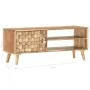Mueble para TV de madera maciza de acacia 100x35x40 cm de vidaXL, Muebles TV - Ref: Foro24-287442, Precio: 140,92 €, Descuent...