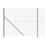 Wire fence with anthracite gray flange 2x10 m by vidaXL, fence panels - Ref: Foro24-154326, Price: 98,47 €, Discount: %