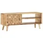 Mueble para TV de madera maciza de acacia 100x35x40 cm de vidaXL, Muebles TV - Ref: Foro24-287442, Precio: 140,92 €, Descuent...