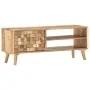 Mueble para TV de madera maciza de acacia 100x35x40 cm de vidaXL, Muebles TV - Ref: Foro24-287442, Precio: 140,92 €, Descuent...