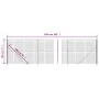 Wire fence with green flange 1.8x25 m by vidaXL, fence panels - Ref: Foro24-154189, Price: 192,64 €, Discount: %