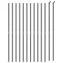 Wire fence with anthracite gray flange 2.2x25 m by vidaXL, fence panels - Ref: Foro24-154319, Price: 178,49 €, Discount: %
