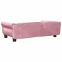 Cama para perros de terciopelo rosa 95x55x30 cm de vidaXL, Camas para perros - Ref: Foro24-171813, Precio: 82,95 €, Descuento: %