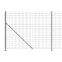 Drahtzaun mit anthrazitgrauem Flansch 1,8x25 m von vidaXL, Zaunpaneele - Ref: Foro24-154317, Preis: 144,92 €, Rabatt: %