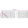 Cerca de alambre con brida gris antracita 1,8x25 m de vidaXL, Paneles de vallas - Ref: Foro24-154317, Precio: 145,89 €, Descu...