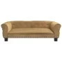 Hundebett aus braunem Samt, 95 x 55 x 30 cm von vidaXL, Betten für Hunde - Ref: Foro24-171815, Preis: 83,10 €, Rabatt: %
