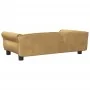 Hundebett aus braunem Samt, 95 x 55 x 30 cm von vidaXL, Betten für Hunde - Ref: Foro24-171815, Preis: 83,10 €, Rabatt: %