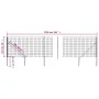 Drahtzaun mit Ankerspitzen anthrazitgrau 1x25 m von vidaXL, Zaunpaneele - Ref: Foro24-154265, Preis: 202,01 €, Rabatt: %