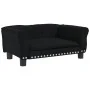 Hundebett aus schwarzem Samt, 70 x 45 x 30 cm von vidaXL, Betten für Hunde - Ref: Foro24-171828, Preis: 78,81 €, Rabatt: %