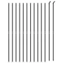 Drahtzaun mit anthrazitgrauem Flansch 1,6x25 m von vidaXL, Zaunpaneele - Ref: Foro24-154332, Preis: 125,55 €, Rabatt: %