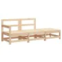 3-piece garden sofa set with solid wood cushions by vidaXL, Modular outdoor sofas - Ref: Foro24-825597, Price: 261,36 €, Disc...