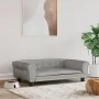 Cama para perros de terciopelo gris claro 95x55x30 cm de vidaXL, Camas para perros - Ref: Foro24-171811, Precio: 102,83 €, De...