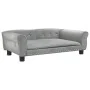 Cama para perros de terciopelo gris claro 95x55x30 cm de vidaXL, Camas para perros - Ref: Foro24-171811, Precio: 102,83 €, De...