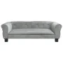 Cama para perros de terciopelo gris claro 95x55x30 cm de vidaXL, Camas para perros - Ref: Foro24-171811, Precio: 102,83 €, De...