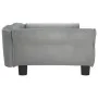 Cama para perros de terciopelo gris claro 95x55x30 cm de vidaXL, Camas para perros - Ref: Foro24-171811, Precio: 102,83 €, De...