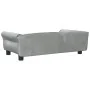 Cama para perros de terciopelo gris claro 95x55x30 cm de vidaXL, Camas para perros - Ref: Foro24-171811, Precio: 102,83 €, De...