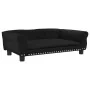 Hundebett aus schwarzem Samt, 95 x 55 x 30 cm von vidaXL, Betten für Hunde - Ref: Foro24-171814, Preis: 94,97 €, Rabatt: %