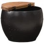 Mesa de centro de madera maciza reciclada 53x43 cm de vidaXL, Mesas de centro - Ref: Foro24-287483, Precio: 147,41 €, Descuen...