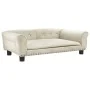 Cama para perros de terciopelo crema 95x55x30 cm de vidaXL, Camas para perros - Ref: Foro24-171816, Precio: 82,61 €, Descuent...
