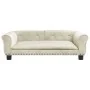 Cama para perros de terciopelo crema 95x55x30 cm de vidaXL, Camas para perros - Ref: Foro24-171816, Precio: 82,61 €, Descuent...
