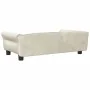 Cama para perros de terciopelo crema 95x55x30 cm de vidaXL, Camas para perros - Ref: Foro24-171816, Precio: 82,61 €, Descuent...