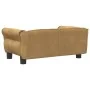 Cama para perros de terciopelo marrón 70x45x30 cm de vidaXL, Camas para perros - Ref: Foro24-171829, Precio: 65,11 €, Descuen...