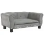Cama para perros de terciopelo gris claro 70x45x30 cm de vidaXL, Camas para perros - Ref: Foro24-171825, Precio: 78,77 €, Des...