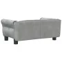 Cama para perros de terciopelo gris claro 70x45x30 cm de vidaXL, Camas para perros - Ref: Foro24-171825, Precio: 78,77 €, Des...