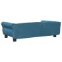 Hundebett aus blauem Samt, 95 x 55 x 30 cm von vidaXL, Betten für Hunde - Ref: Foro24-171810, Preis: 98,66 €, Rabatt: %