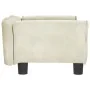 Cama para perros de terciopelo crema 70x45x30 cm by vidaXL, Beds for dogs - Ref: Foro24-171830, Price: 65,95 €, Discount: %