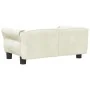 Cama para perros de terciopelo crema 70x45x30 cm by vidaXL, Beds for dogs - Ref: Foro24-171830, Price: 65,95 €, Discount: %